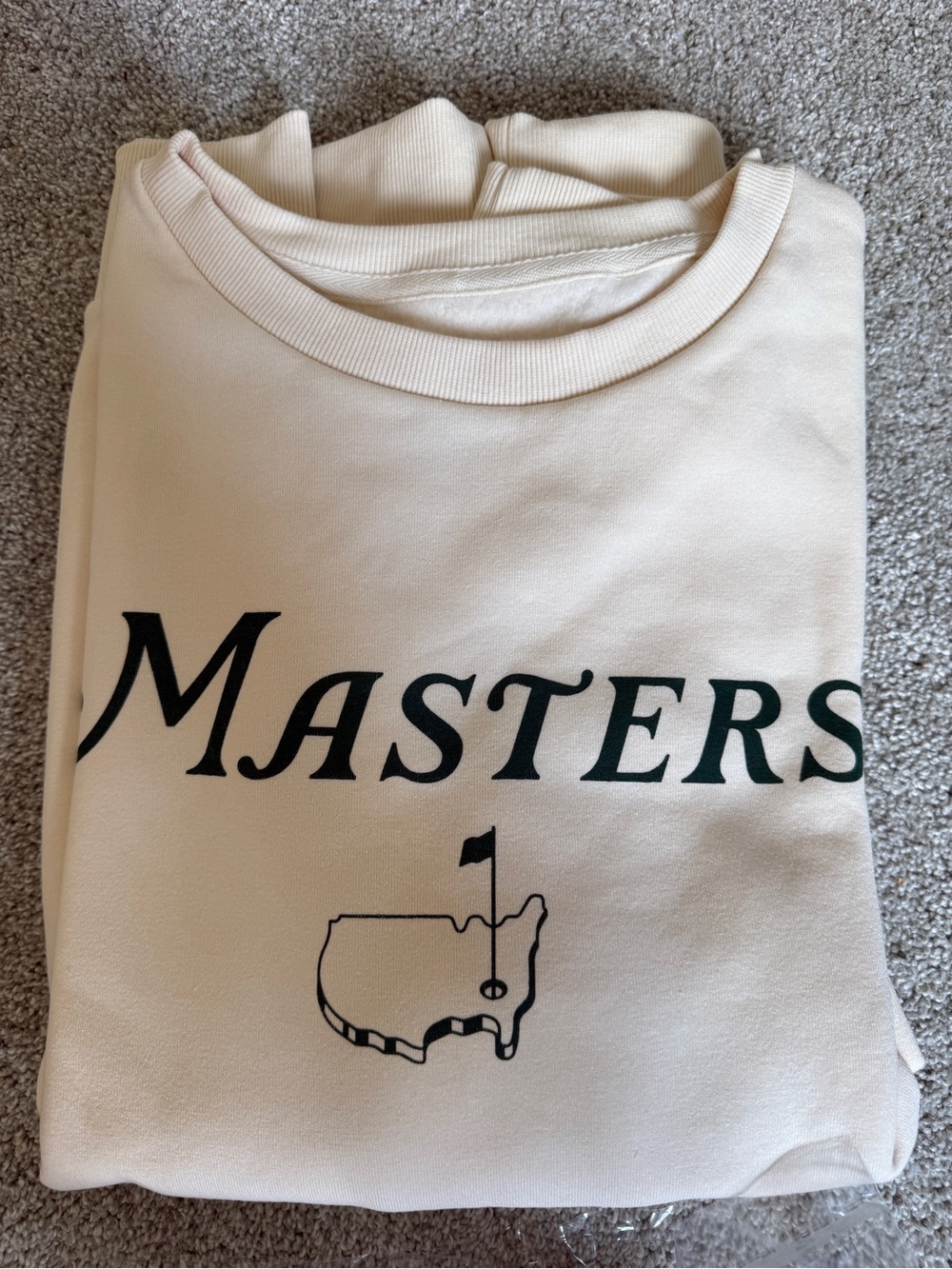 Cream 'Masters' Graphic Sweatshirt